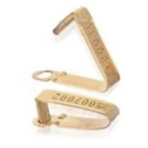 Ear Tag Brass