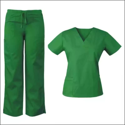 Womens Scrubs Set green