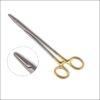 Crile-Wood needle holder used in surgical procedures for holding needles while suturing.