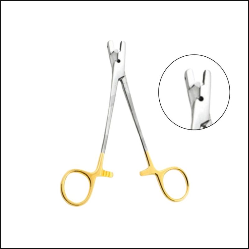 Cruciate Ligament Surgical Needle Holder Instrument for precise suturing