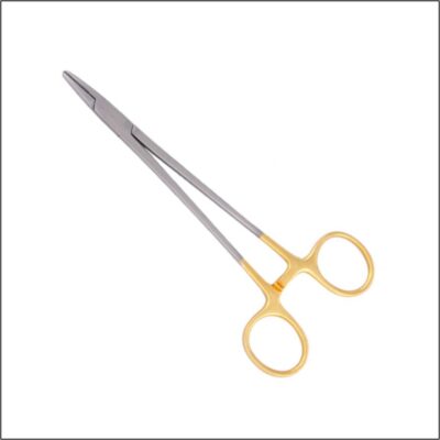Halsey Needle Holder Surgical Instrument – Stainless Steel Precision Suturing Tool