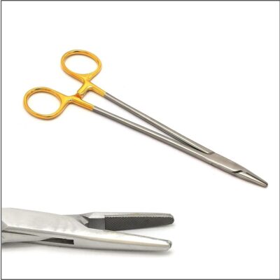Mayo Needle Holder Surgical Instrument – Stainless Steel Heavy-Duty Suturing Tool