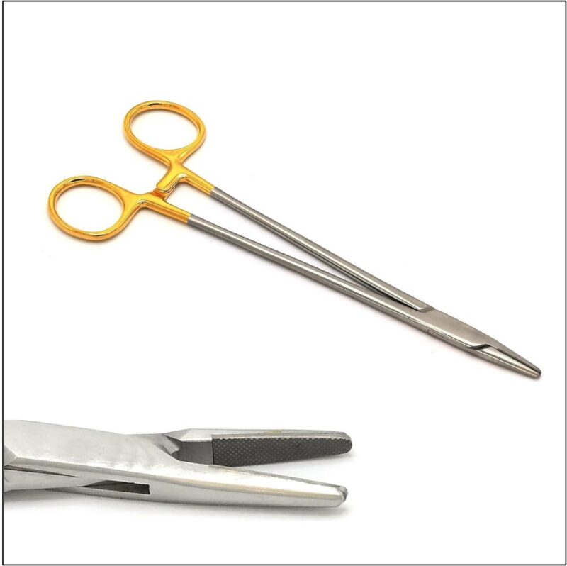 Mayo Needle Holder Surgical Instrument – Stainless Steel Heavy-Duty Suturing Tool